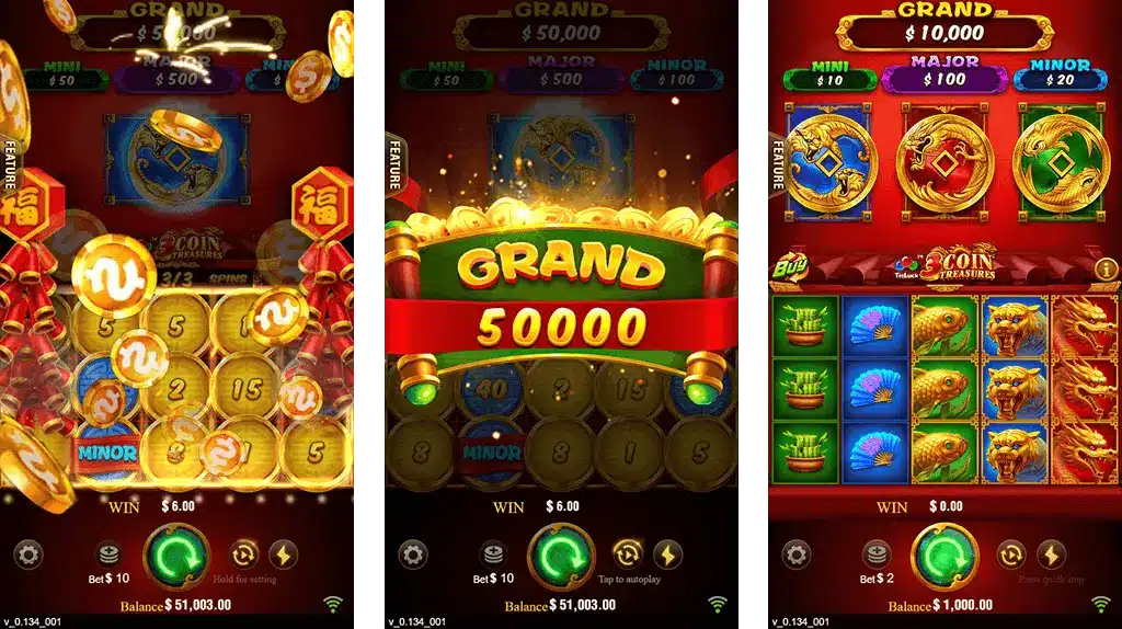 3 Coins Betvisacasino Bonus